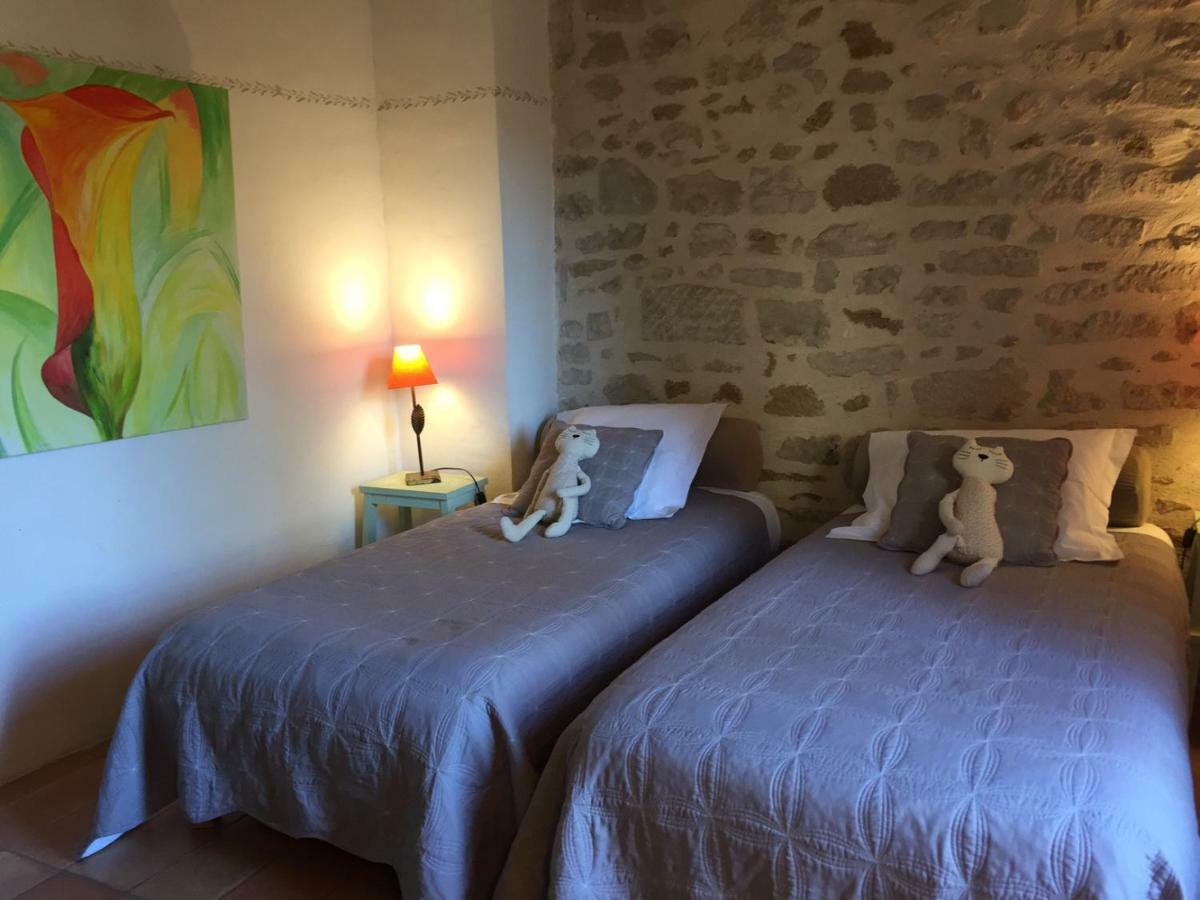 Les Aiguieres En Provence Acomodação com café da manhã Suze-la-Rousse Exterior foto